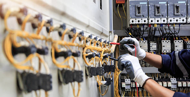 Professional Electrician technician working in Chester Heights, PA